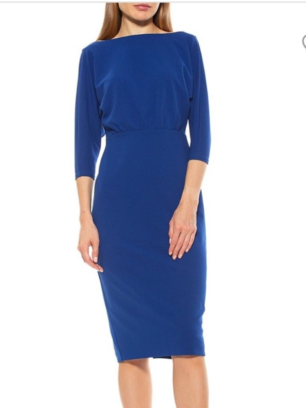 ALEXIA ADMOR Paris Boatneck Sheath Dress
